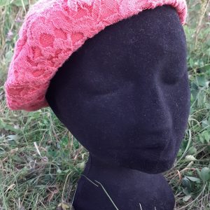 Béret réversible en dentelle