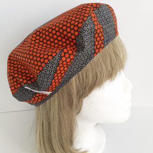 Béret réversible en Wax