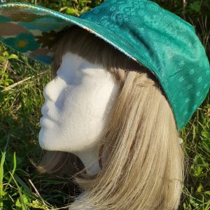 Casquette réversible en Bazin