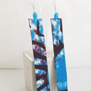 Boucles d'oreilles longues en Wax