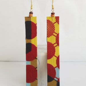 Boucles d'oreilles longues en Wax