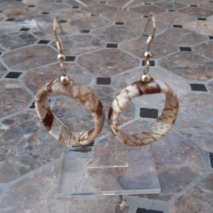 Boucles d'oreilles en Wax