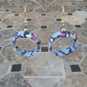 Boucles d'oreilles en Wax