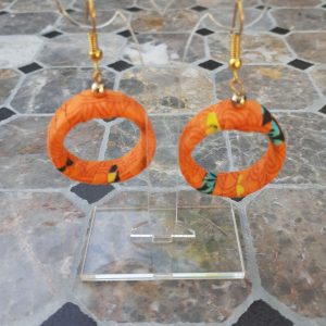 Boucles d'oreilles en Wax