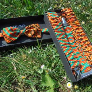 Ensemble Bretelles et Noeud papillon en Wax