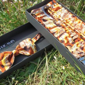 Ensemble Bretelles et Nœud papillon en Wax