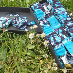 Ensemble Bretelles et Nœud papillon en Wax