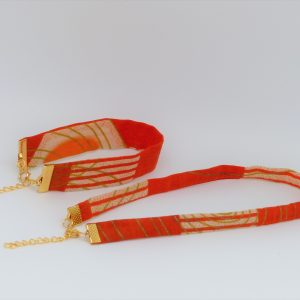 Choker et Bracelet en Wax