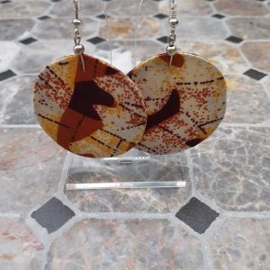 Boucles d'oreilles en Wax