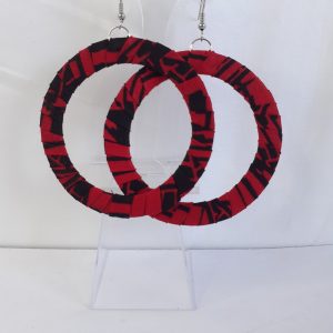 Boucles d'oreilles anneaux en Wax