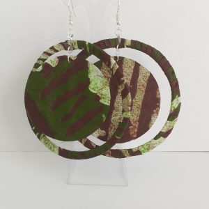 Boucles d'oreilles "Moon" G.M* en Wax