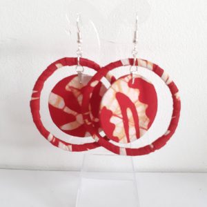 Boucles d'Oreilles "Moon" P.M* en Wax