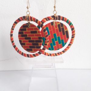 Boucles d'Oreilles "Moon" P.M* en Wax