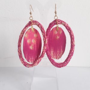 Boucles d'Oreilles "Moon" P.M* en Wax