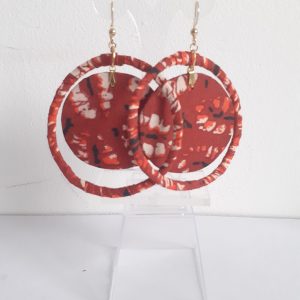 Boucles d'Oreilles "Moon" P.M* en Wax