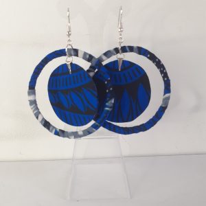 Boucles d'Oreilles "Moon" P.M* en Wax