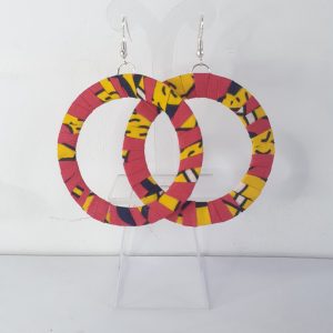 Boucles d'Oreilles Anneaux en Wax