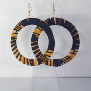 Boucles d'Oreilles Anneaux en Wax