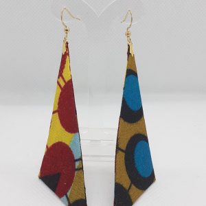 Boucles d'Oreilles Triangle en Wax