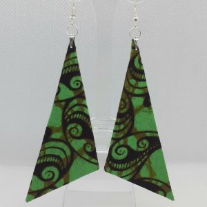 Boucles d'Oreilles Triangle en Wax