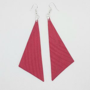 Boucles d'Oreilles Triangle en Wax