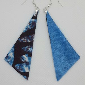 Boucles d'Oreilles Triangle en Wax