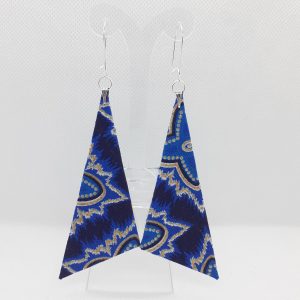Boucles d'Oreilles Triangle en Wax