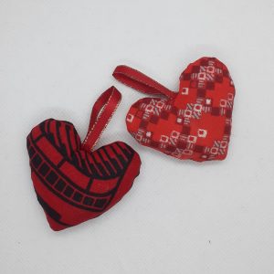 Cœurs de Noël en Wax