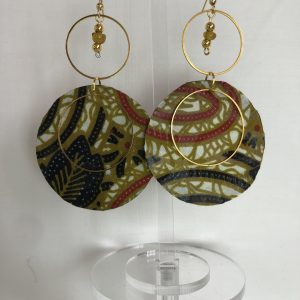 Boucles d'Oreilles Wax, Or et Perles