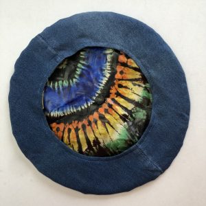 NEW Béret réversible en Wax et Jean